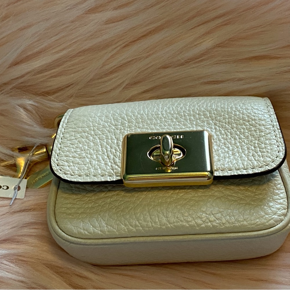 Coach Leather Purse Accessory/ Charm
